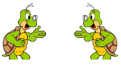 Żółwie wysyłają sobie buziaki